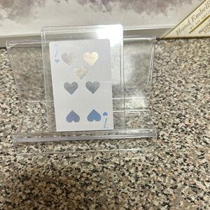 Joy Dior playing card 7 of ❤️s